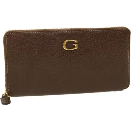 Pre-owned Gucci leather wallet , female, Sizes: ONE SIZE - Gucci Vintage - Modalova
