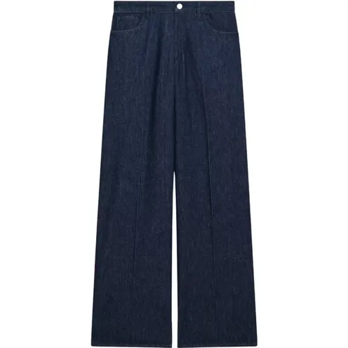 Blaue Hose Stilvolles Design , Damen, Größe: W27 - Theory - Modalova