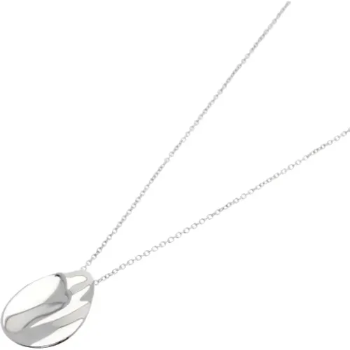 Pre-owned Silver necklaces , female, Sizes: ONE SIZE - Tiffany & Co. Pre-owned - Modalova