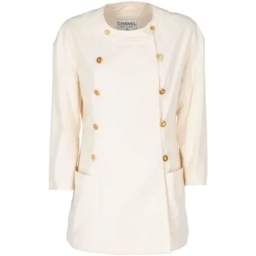 Pre-owned Cotton outerwear , female, Sizes: S - Chanel Vintage - Modalova