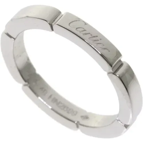 Pre-owned White Gold rings , female, Sizes: ONE SIZE - Cartier Vintage - Modalova