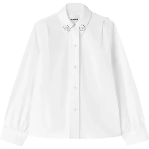 Optic Shirt , female, Sizes: S, M - Jil Sander - Modalova