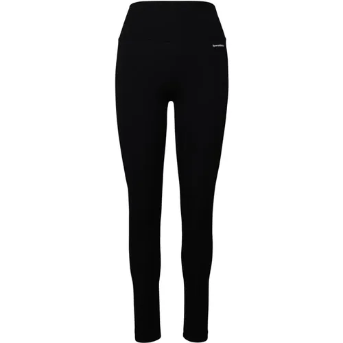 Sportliche Logo Elastische Taillen-Leggings , Damen, Größe: M - Sporty & Rich - Modalova