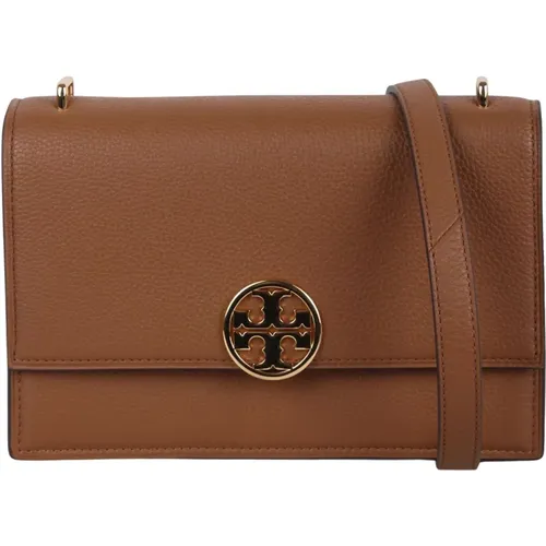 Leather Flap Shoulder Bag , female, Sizes: ONE SIZE - TORY BURCH - Modalova