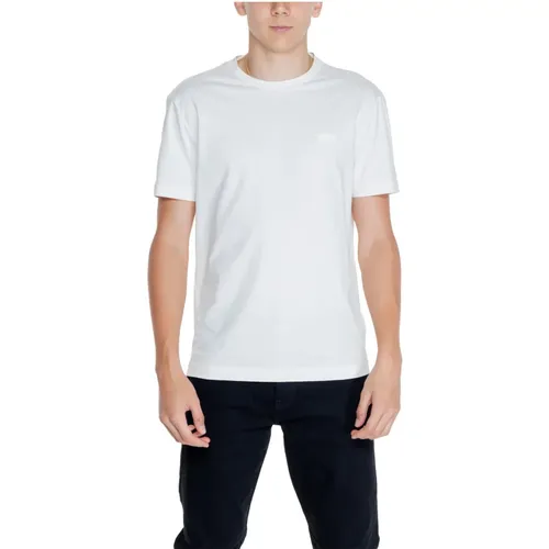 Baumwolle Herren T-Shirt Polo Kollektion , Herren, Größe: S - Calvin Klein - Modalova