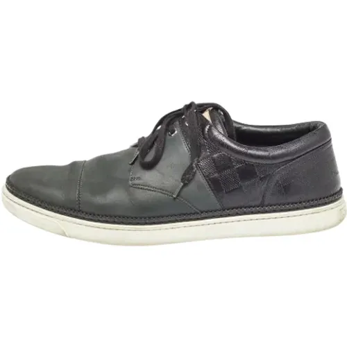 Pre-owned Leather sneakers , male, Sizes: 7 1/2 UK - Louis Vuitton Vintage - Modalova