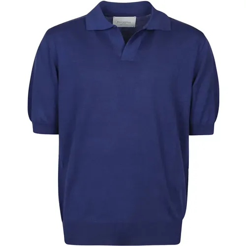 Polo Neck Short Sleeve Sweater , male, Sizes: M, XL, L, 2XL - Ballantyne - Modalova