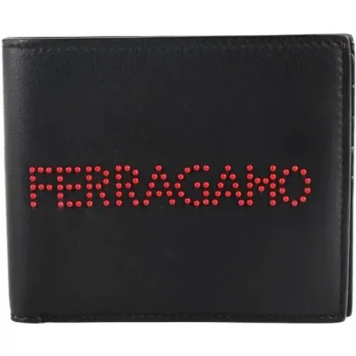 Pre-owned Leather wallets , male, Sizes: ONE SIZE - Salvatore Ferragamo Pre-owned - Modalova