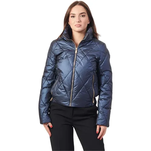 Blaue Avion Steppregenjacke YES ZEE - YES ZEE - Modalova