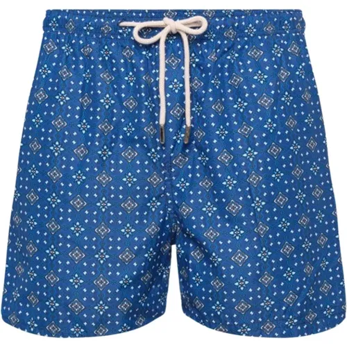 Mediterranean Style Swim Shorts , male, Sizes: XL, 2XL - Peninsula - Modalova