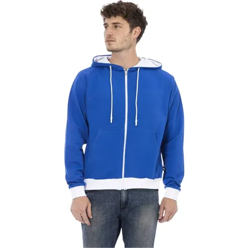 Hooded Sweatshirt with Zip Closure , male, Sizes: 4XL, 3XL, S - Baldinini - Modalova