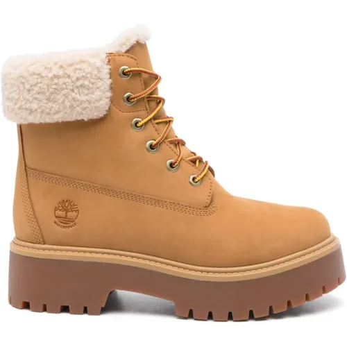 Wildleder Wasserdichte Stiefeletten , Damen, Größe: 39 1/2 EU - Timberland - Modalova