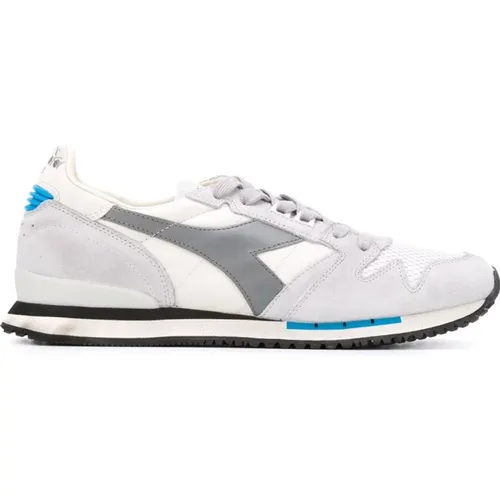 Exodusnyl Grey Alaskan Nylon Sneakers , male, Sizes: 6 1/2 UK - Diadora - Modalova