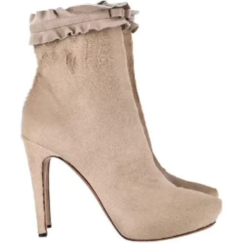 Pre-owned Wool boots , female, Sizes: 7 UK - Alaïa Pre-owned - Modalova