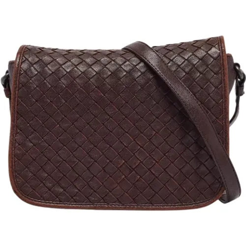 Pre-owned Leather shoulder-bags , female, Sizes: ONE SIZE - Bottega Veneta Vintage - Modalova