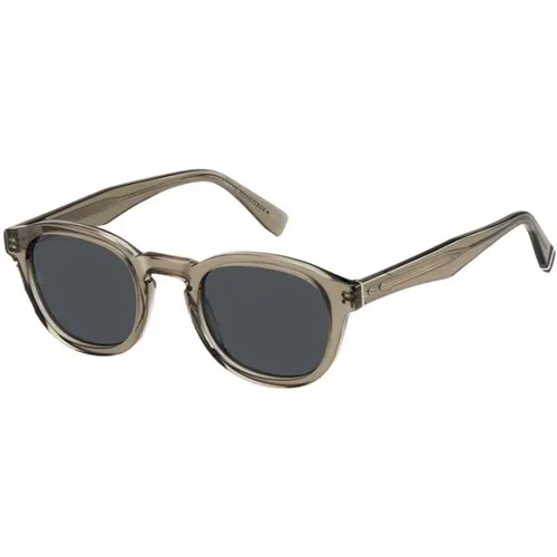 Frame Grey Lens Sunglasses , unisex, Sizes: 49 MM - Tommy Hilfiger - Modalova