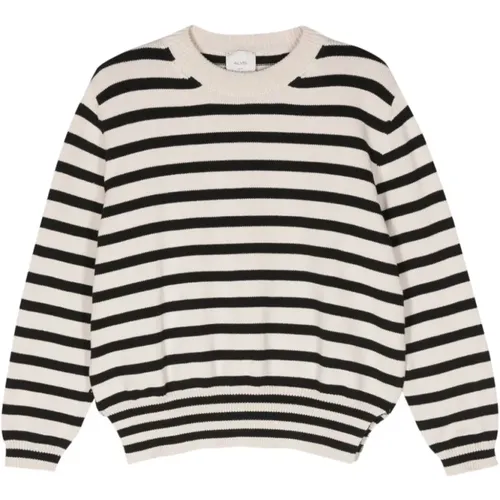Sweaters White , female, Sizes: M - Alysi - Modalova