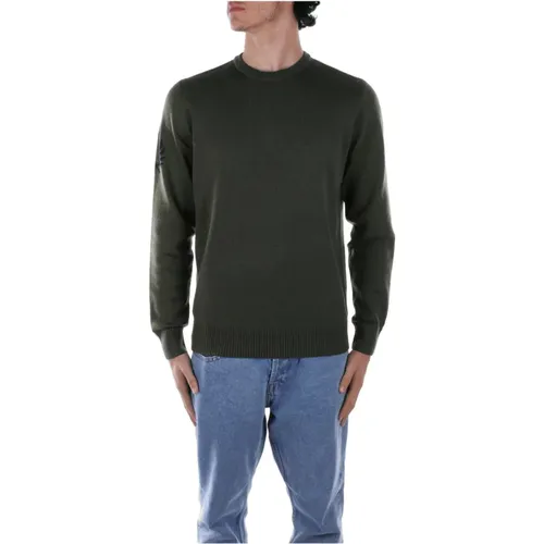 Grüner Logopullover , Herren, Größe: M - Fred Perry - Modalova