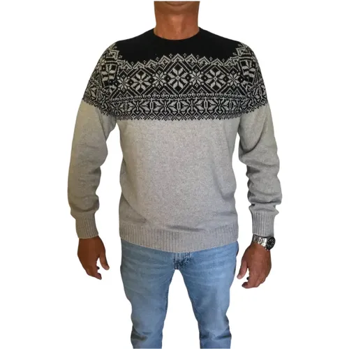 Norwegische Design Pullover , Herren, Größe: 2XL - Gran Sasso - Modalova