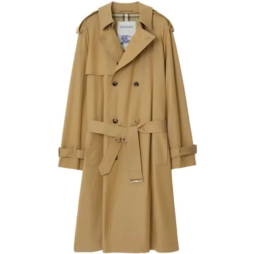 Vintage Check Coat , male, Sizes: L - Burberry - Modalova