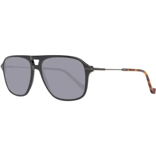 Schwarze Acetat-Sonnenbrille für Männer - Hackett - Modalova