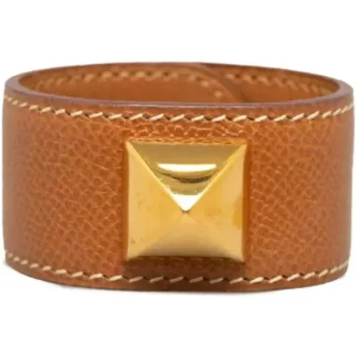 Pre-owned Leather hermes-jewelry , female, Sizes: ONE SIZE - Hermès Vintage - Modalova