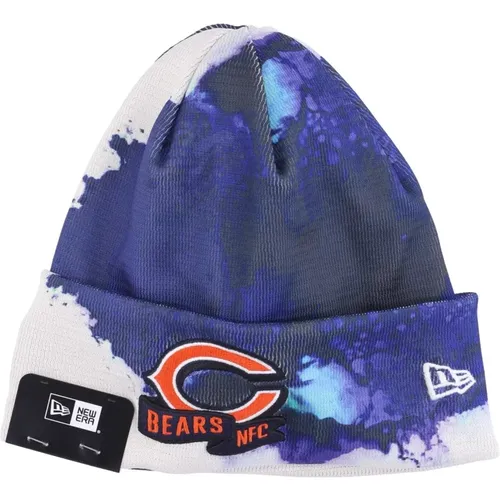 Chicago Bears NFL Team Colors Knit Hat , male, Sizes: ONE SIZE - new era - Modalova