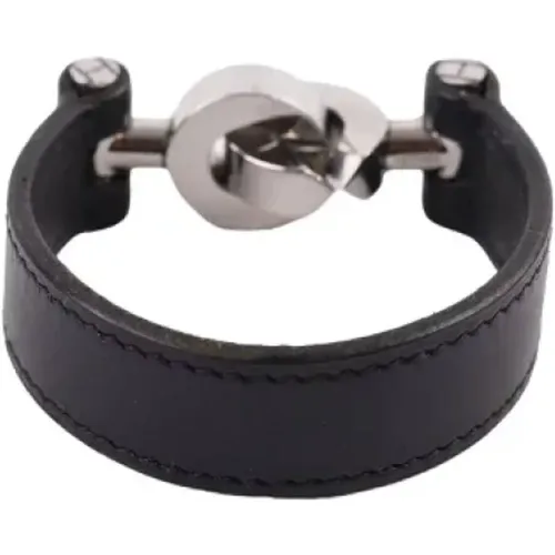 Pre-owned Leather bracelets , female, Sizes: ONE SIZE - Hermès Vintage - Modalova