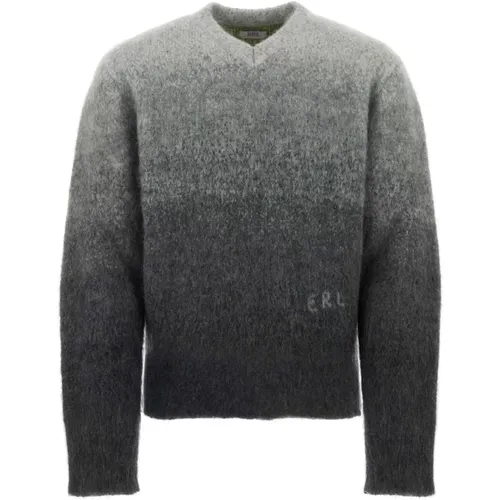 Bunter Mohair Pullover , Herren, Größe: S - ERL - Modalova