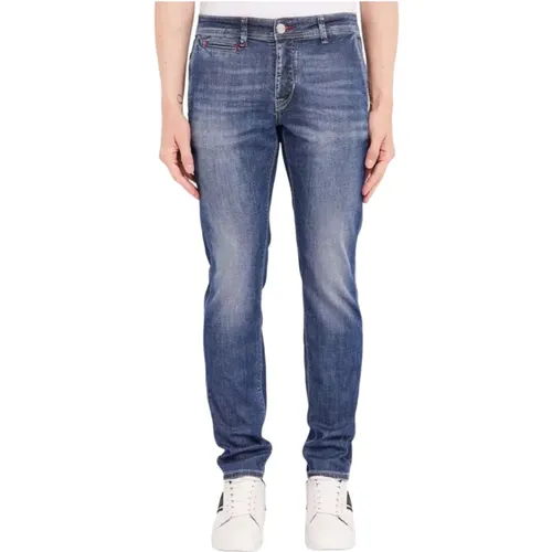 Slim-fit Denim Jeans , Herren, Größe: W31 - Gaudi - Modalova