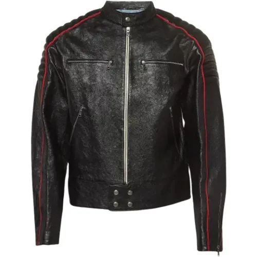 Pre-owned Leather outerwear , male, Sizes: 4XS - Gucci Vintage - Modalova