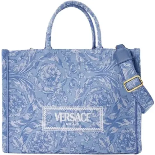 Pre-owned Canvas shoppers , female, Sizes: ONE SIZE - Versace Pre-owned - Modalova