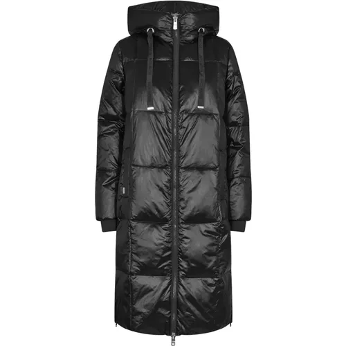 Metallic Down Jacket with Quilted Design , female, Sizes: L, S, M, XL - MOS MOSH - Modalova