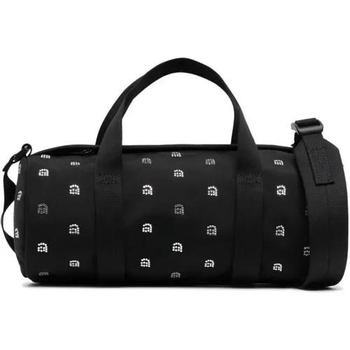 Monogram Mini Duffle Bag Schwarz - alexander wang - Modalova