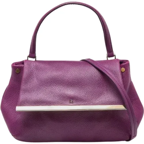 Pre-owned Stoff handtaschen , Damen, Größe: ONE Size - Carolina Herrera Pre-owned - Modalova