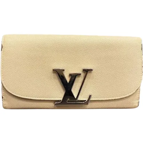 Pre-owned Leather wallets , female, Sizes: ONE SIZE - Louis Vuitton Vintage - Modalova