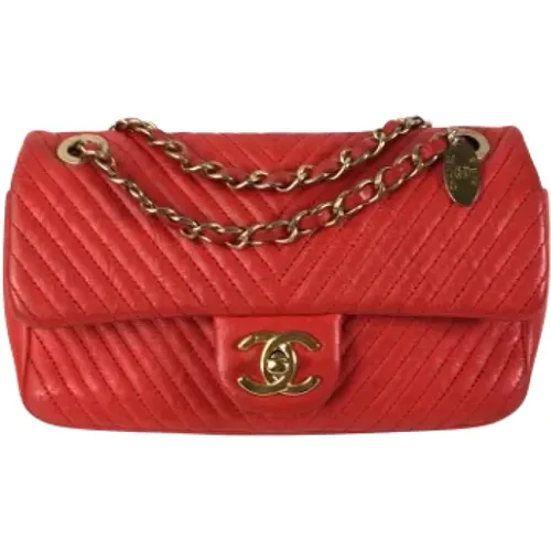 Pre-owned Leather chanel-bags , female, Sizes: ONE SIZE - Chanel Vintage - Modalova