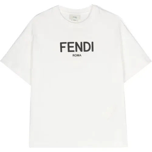 Weiße Kinder T-Shirts und Polos - Fendi - Modalova