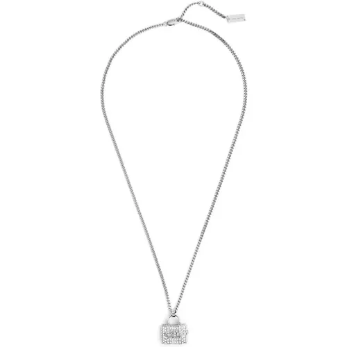 Kristall Statement Anhänger Halskette , Damen, Größe: ONE Size - Marc Jacobs - Modalova