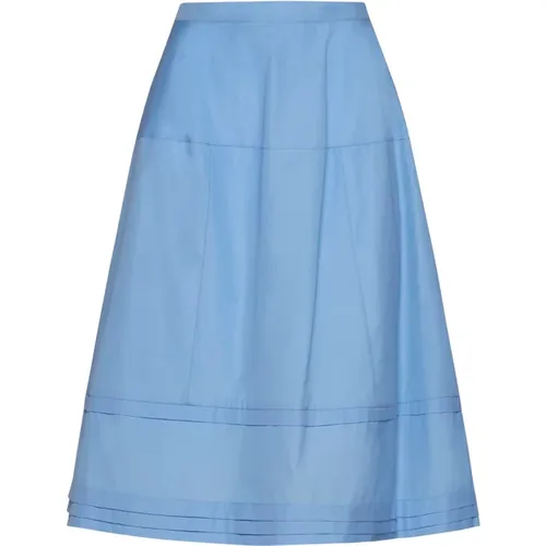 Micro-Pleated A-Line Midi Skirt,Midi Skirts - Marni - Modalova
