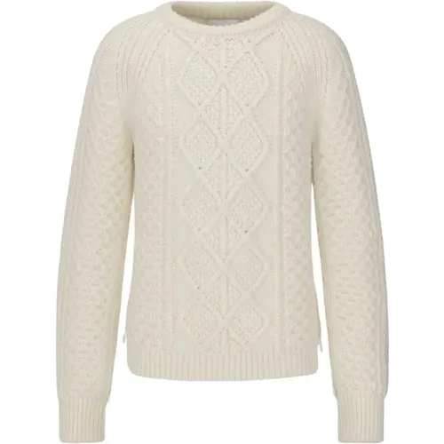 Stylish Ivory Crewneck Knitwear , male, Sizes: M - Dior - Modalova