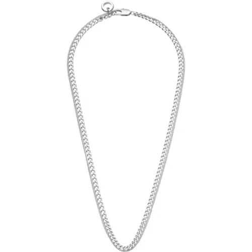 Unisex Brass Necklace with Circular Pendant , female, Sizes: ONE SIZE - A.p.c. - Modalova