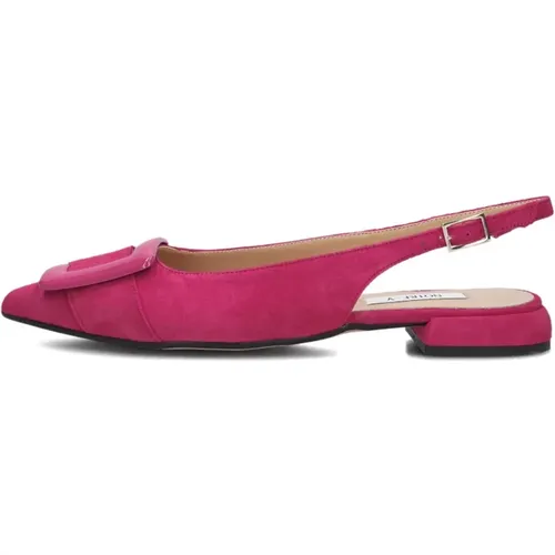 Rosa Slingback Schuhe Eleganter Stil , Damen, Größe: 38 EU - Notre-v - Modalova