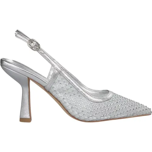 Sparkling Mesh Heeled Shoe , female, Sizes: 6 UK, 4 UK, 5 UK, 9 UK, 7 UK - Alma en Pena - Modalova