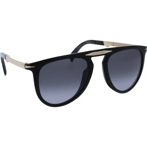 Iconic Sunglasses with Uniform Lenses , male, Sizes: 54 MM - Eyewear by David Beckham - Modalova