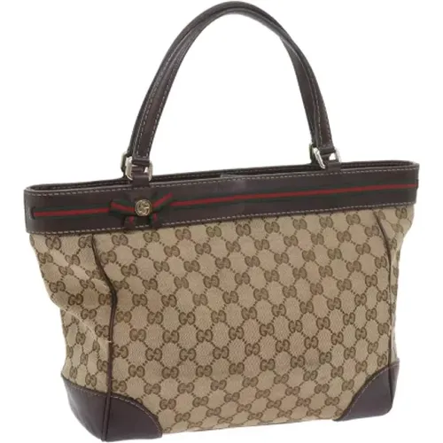 Pre-owned Canvas gucci-bags , female, Sizes: ONE SIZE - Gucci Vintage - Modalova