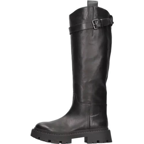 Stiefel Schwarz , Damen, Größe: 37 EU - Ash - Modalova