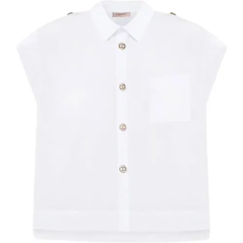 Basic Shirt , female, Sizes: XS, S, 2XS - Twinset - Modalova