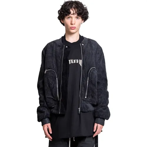 Bauhaus Flight Schwarze Jacke - Rick Owens - Modalova