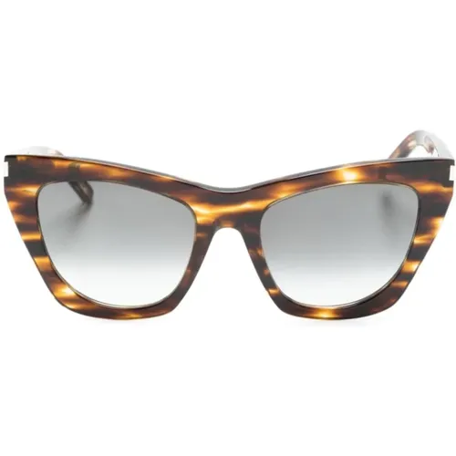 Stylish Occhiali Sunglasses , female, Sizes: ONE SIZE - Saint Laurent - Modalova